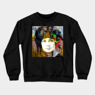 Marina Tsvetaeva Poet Author Portrait Collage Crewneck Sweatshirt